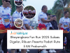Bhayangkara Fun Run 2025 Sukses Digelar, Ribuan Peserta Padati Rute 5 KM Prabumulih