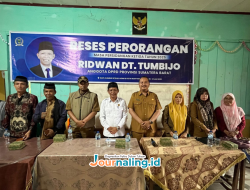 Ridwan Dt. Tumbijo Serap Aspirasi Warga Terkait Jalan Usaha Tani dan Program Pertanian di Nagari Bayua