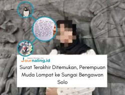 Surat Terakhir Ditemukan, Perempuan Muda Lompat ke Sungai Bengawan Solo