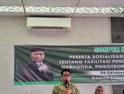 Cegah Narkoba di Generasi Muda, Bagas Panyusunan Nasution Sosialisasikan Perda di Talawi