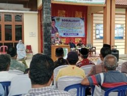 Muzli M. Nur Sosialisasikan Perda Pengelolaan Sampah kepada Masyarakat Durian Tinggi